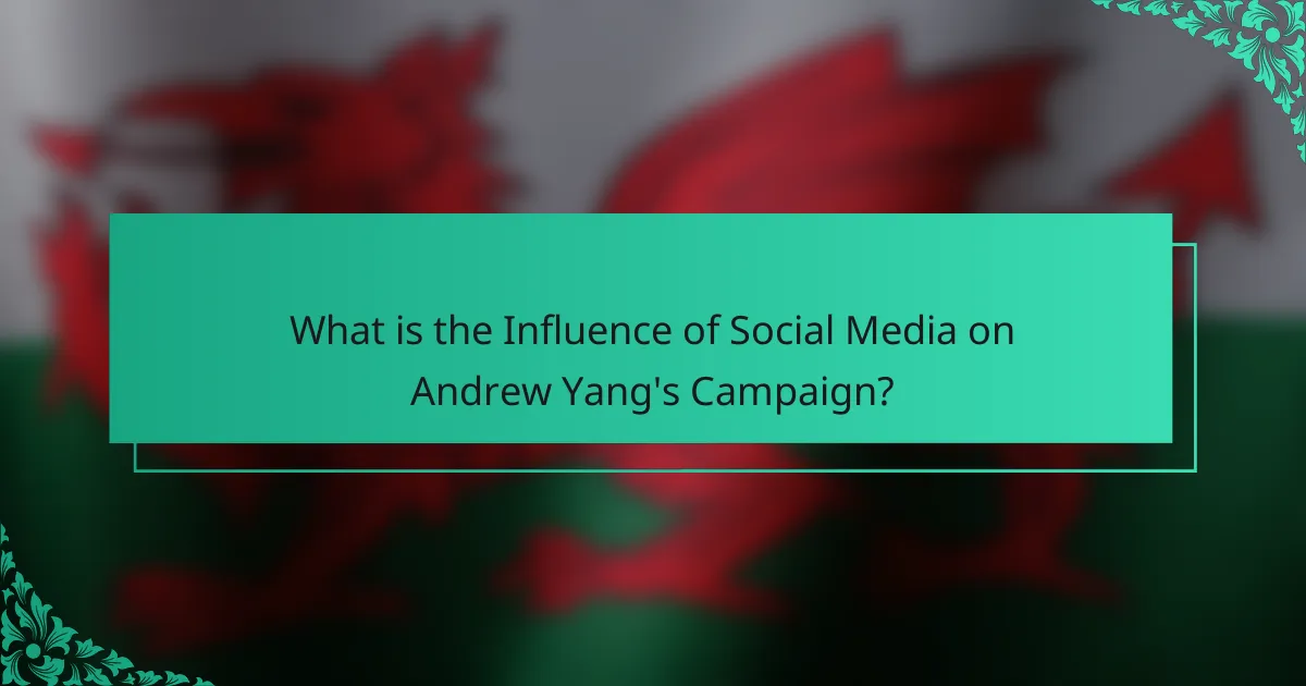 What is the Influence of Social Media on Andrew Yang's Campaign?